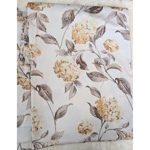 Laura Ashley Hydrangea Chamomile Curtains 36" Width 82" Height Lot of 4 Panels